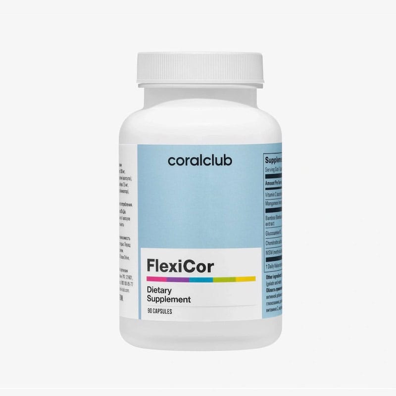 Флексикор: глюкозамин, хондроитин, сера