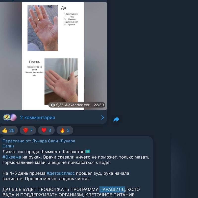 Парашилд отзывы 1